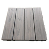 300x300mm Co-extrusion composite board tile interlocking WPC Decking Tiles