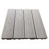 300x300mm Co-extrusion composite board tile interlocking WPC Decking Tiles