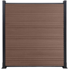 Wpc Fence Fence Panel Grille 220*26 Square Courtyard Windproof And Solid Manufacturer Specializing in The Production of