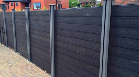 2024 Hot-selling Co-extrusion Wood-plastic Composite Material Fence for Multi-scene Use