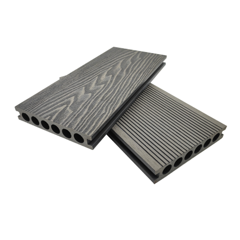 High-Quality Patio Termite-Resistant Subtle 3D Embossed WPC Decking