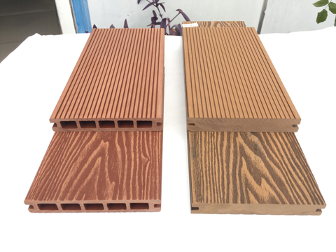 Wholesales Less Maintenance WPC Decking Tiles Hollow Garden Outdoor Composite Decking