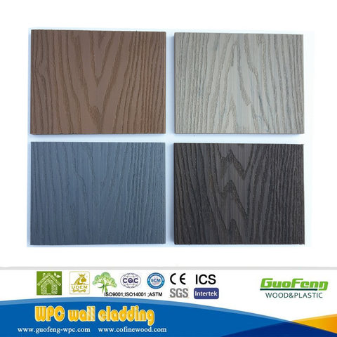 Outdoor Wood Grain Co-extruded WPC Decking