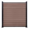 Outdoor Courtyard Plastic Wood Fence Villa Aluminum Alloy Wood-plastic Fence Fence Factory Custom Processing Anti-corrosion And Environmental Protection
