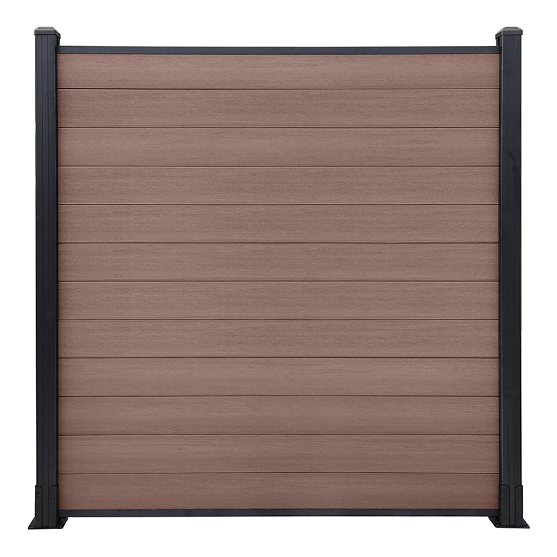 Outdoor Courtyard Plastic Wood Fence Villa Aluminum Alloy Wood-plastic Fence Fence Factory Custom Processing Anti-corrosion And Environmental Protection