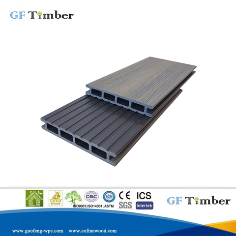 Outdoor WPC High Quality Wood Grain Embossing Floor Plank WPC Tech Wood Flooring Wood Plastic Decking