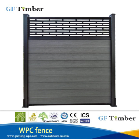 China Highly Cost Effective Wood Plastic Timber Composite WPC Garden Fence